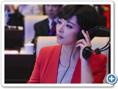 APEC Meeting Moderator
Hu Die,  Host from CCTV