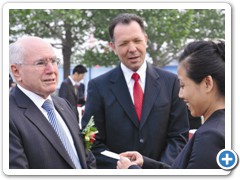 Marcus Southworth with John Howard, 
Former Prime Minister of Australia